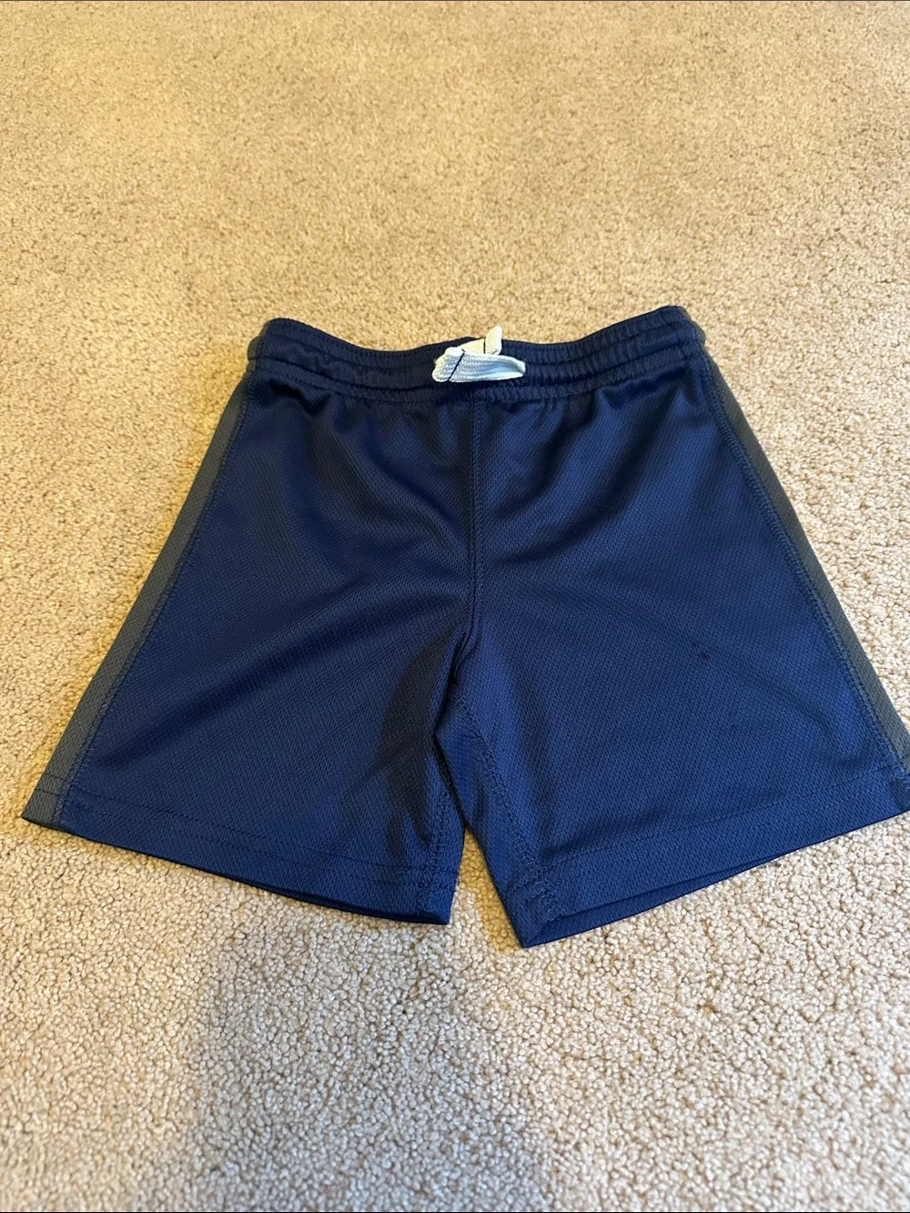 Boy's Navy Athletic Mesh Shorts